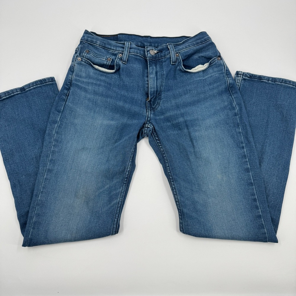 Levi's 514 Straight Fit Jeans Mens 30x32 Blue Medium Wash Denim 00514-1285